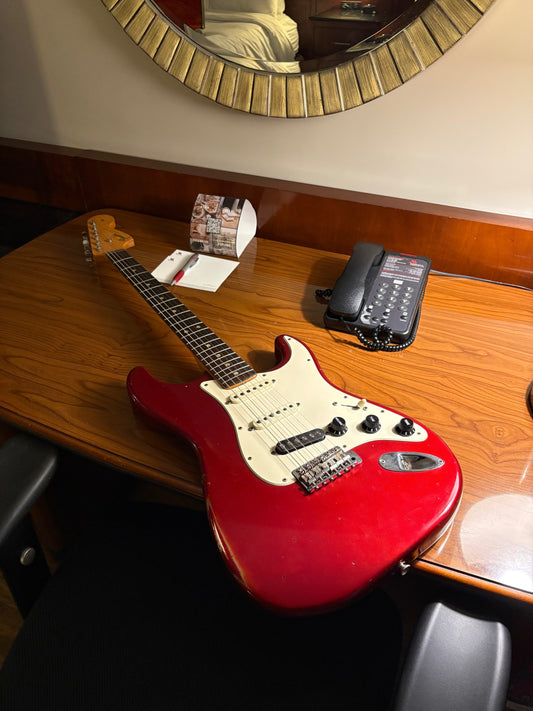 1966 Fender Stratocaster Candy Apple Red in Carlisle, Pennsylvania