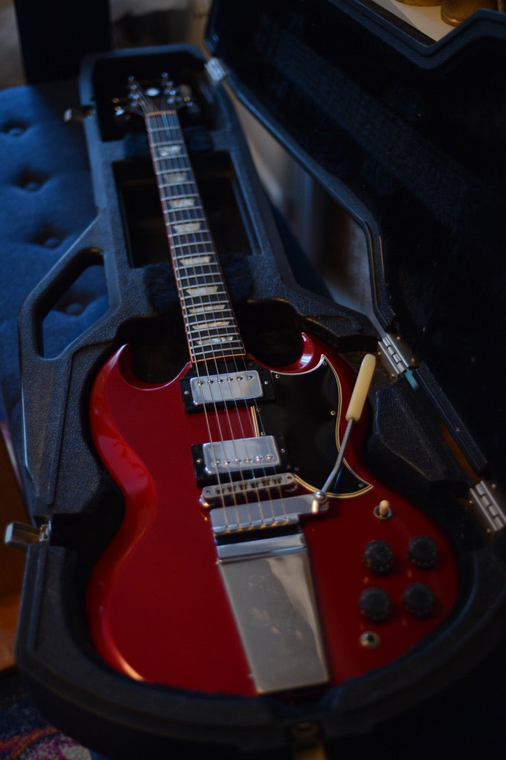 1966 Gibson SG Standard Maestro Refinished