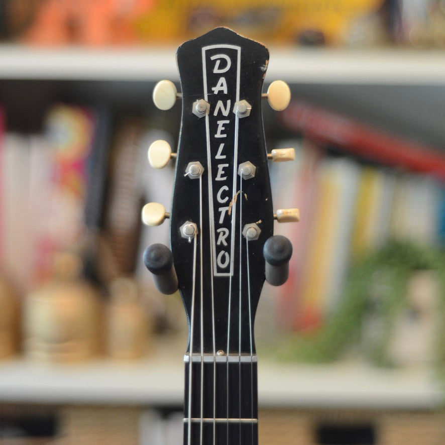 1956 Black Danelectro U-2 w/ Tweed Case