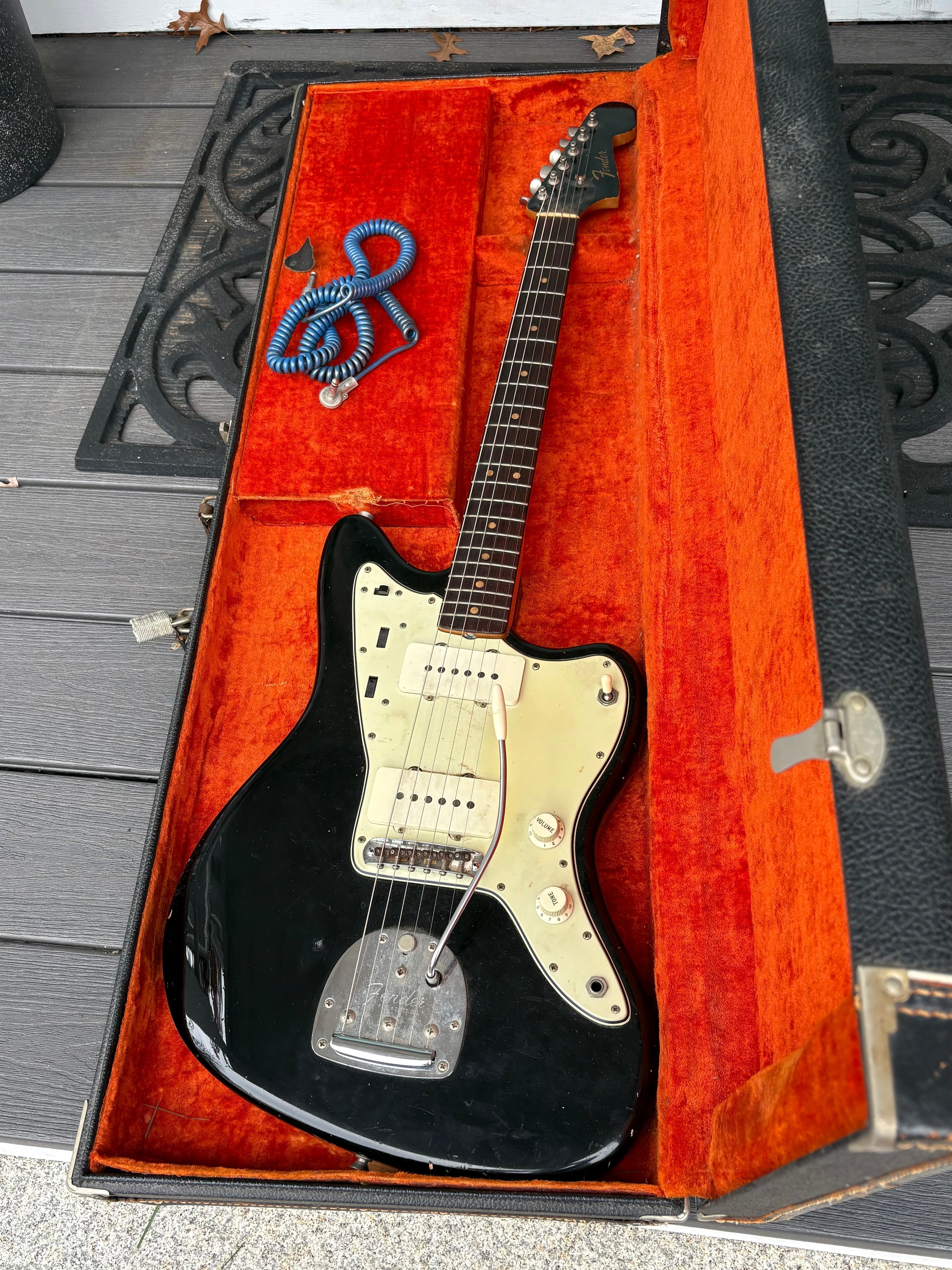 1964 Fender Jazzmaster Custom Color Black - Authentication and