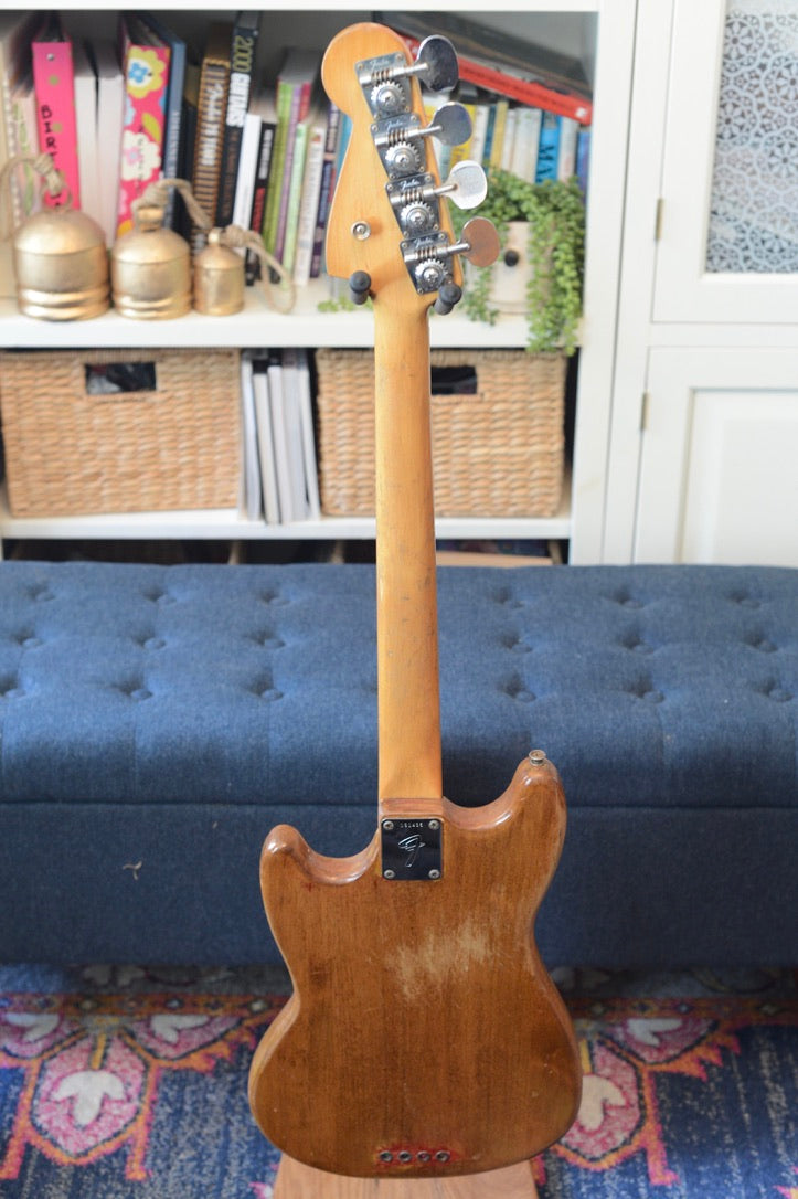 1966 Fender Mustang Bass Natural Refinish