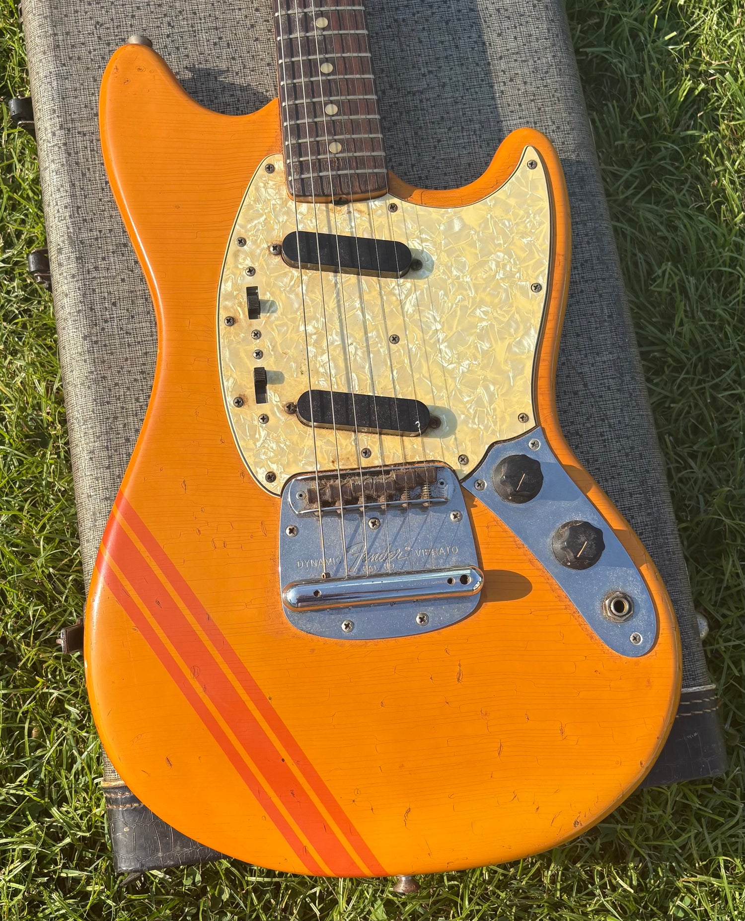 1969 Fender Mustang in Competition Orange Finish