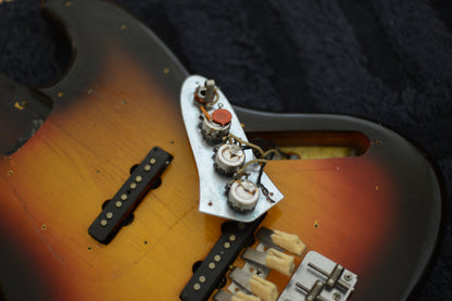 1962 Fender Jazz Bass Sunburst pots and electronics