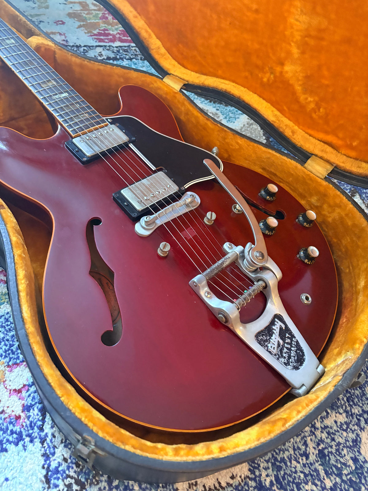1963 Gibson ES-335TD Cherry Bigsby - photo 14