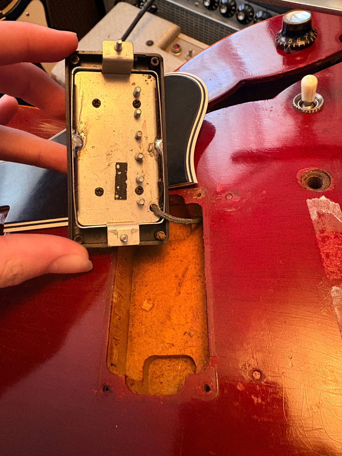 1963 Gibson ES-335TD Cherry Bigsby - photo 19