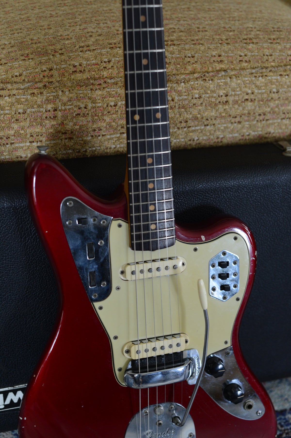 1964 Fender Jaguar Candy Apple Red - photo 12