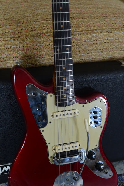 1964 Fender Jaguar Candy Apple Red - photo 12