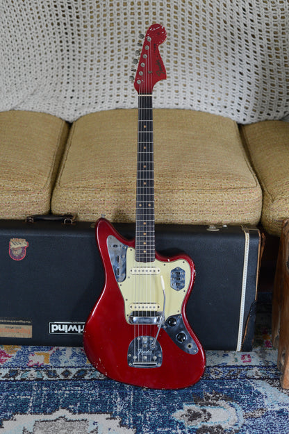 1964 Fender Jaguar Candy Apple Red - photo 2