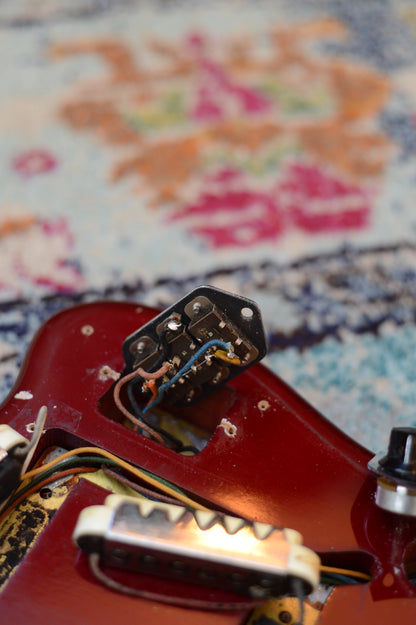 1964 Fender Jaguar Candy Apple Red - photo 23