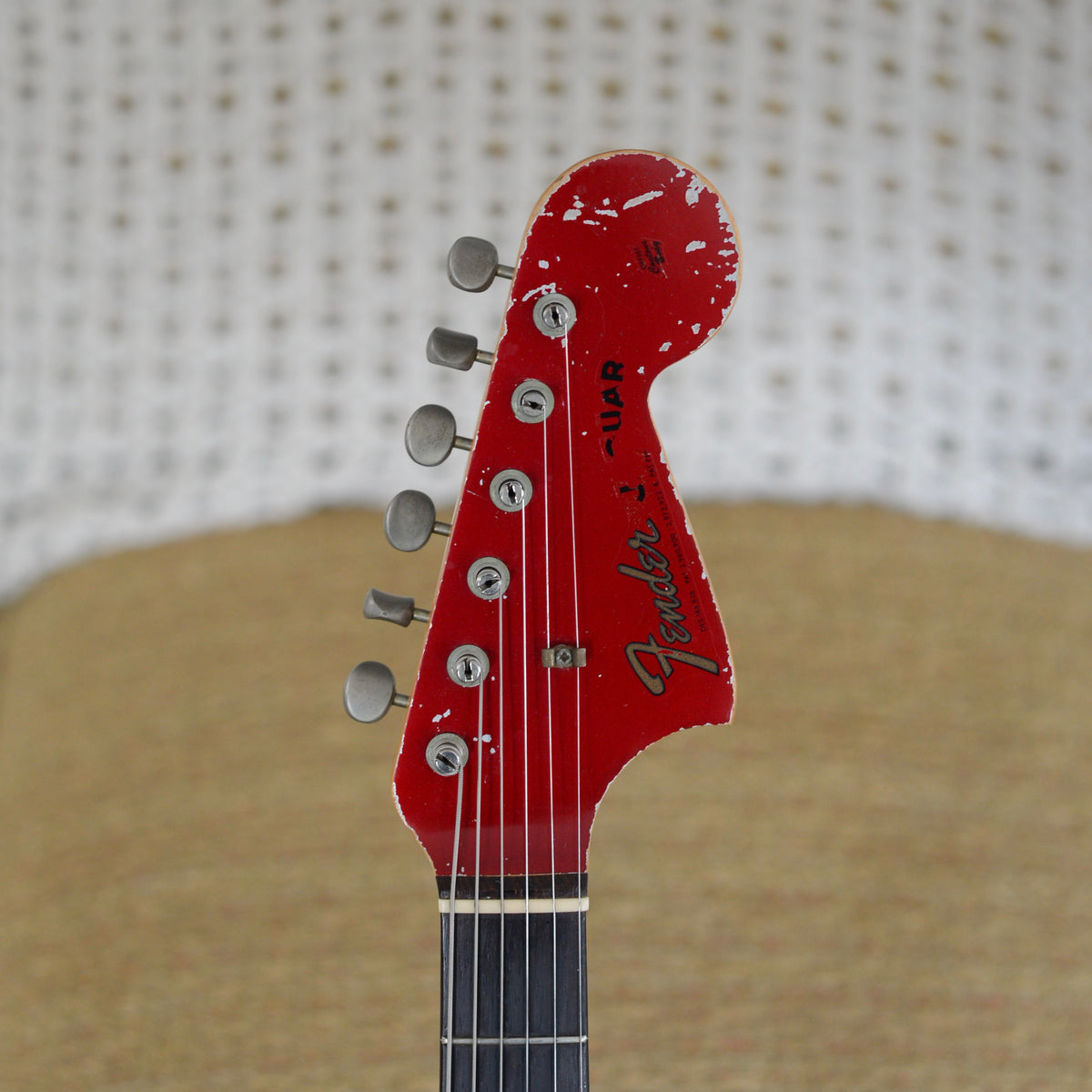 1964 Fender Jaguar Candy Apple Red - photo 6
