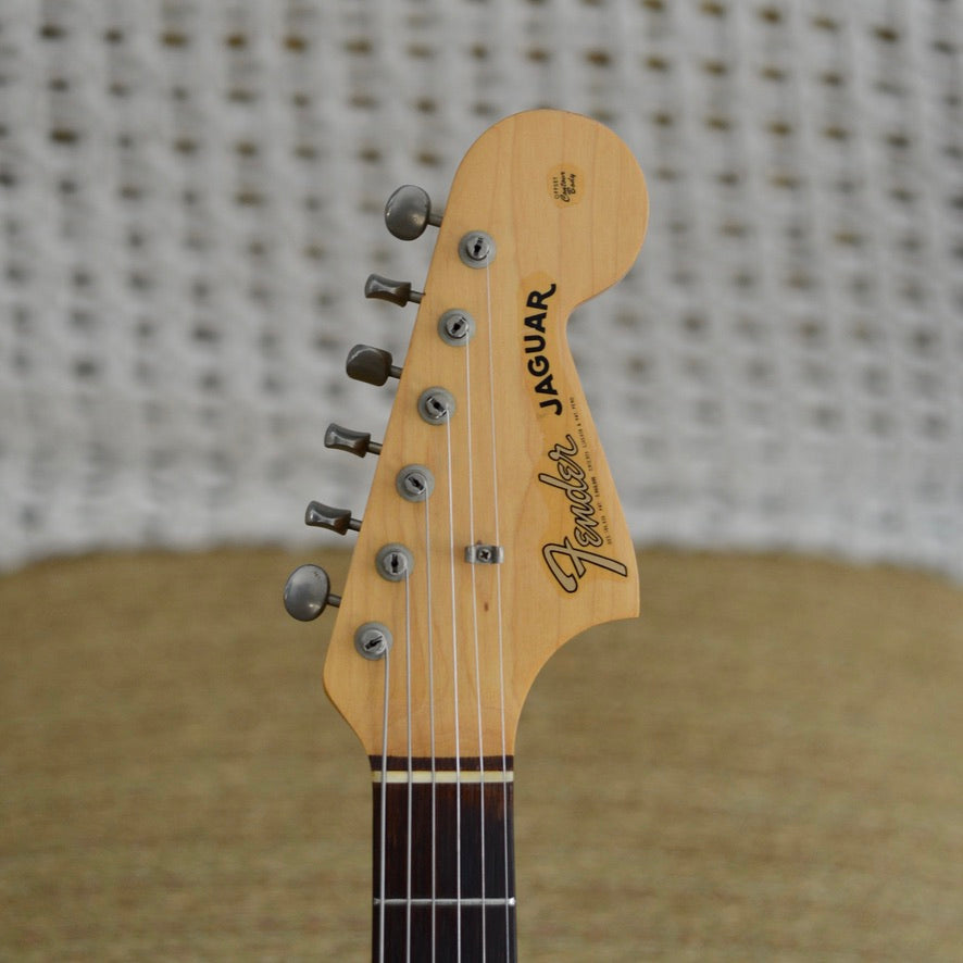 1965 Fender Jaguar headstock great condition