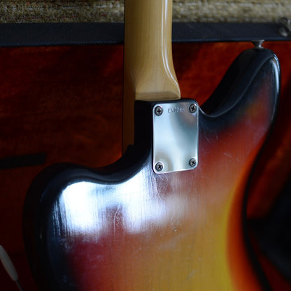 1965 Fender guitar in original sunburst finish with checking cracking