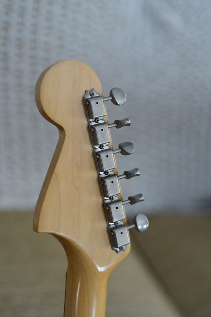 Back of 1965 Fender Kluson Tuners double line