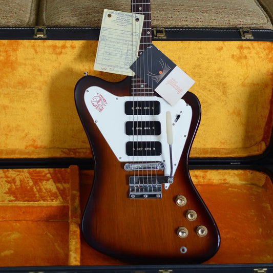 1965 Gibson Firebird III with hang tags in its original case