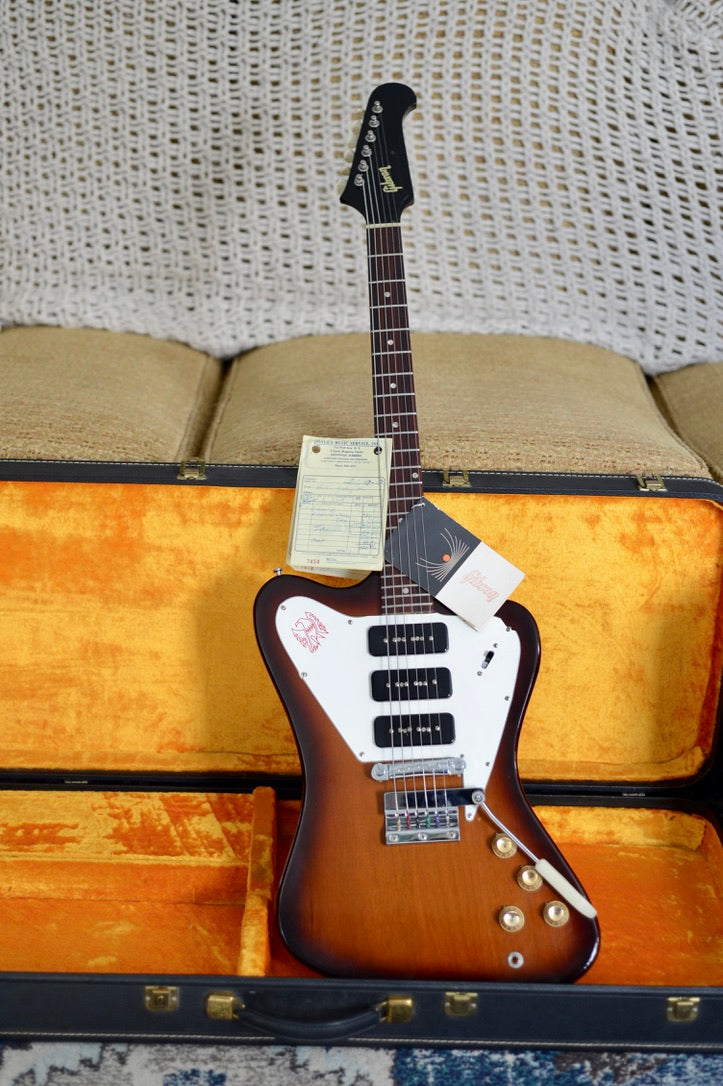 1965 Gibson Firebird 3 full body and neck in original yellow vintage case