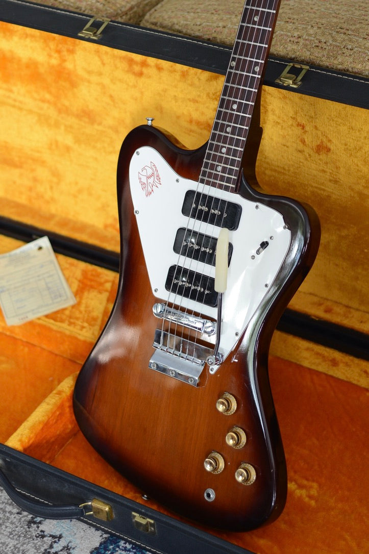 Body of Gibson Firebird with sunburst finish