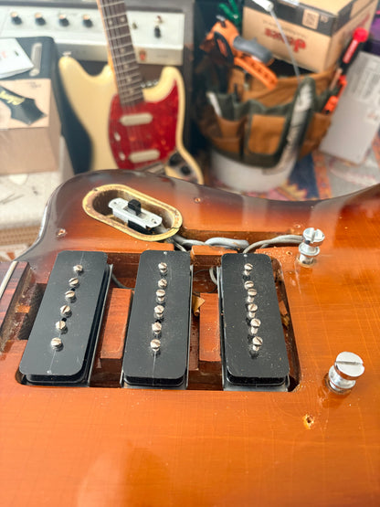 Front of 3 1965 Gibson Pickups Firebird