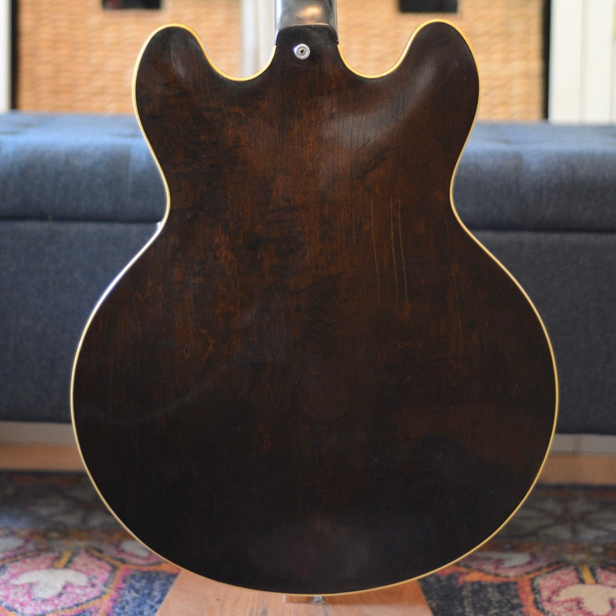 Back of the body of a 1967 Epiphone Riviera