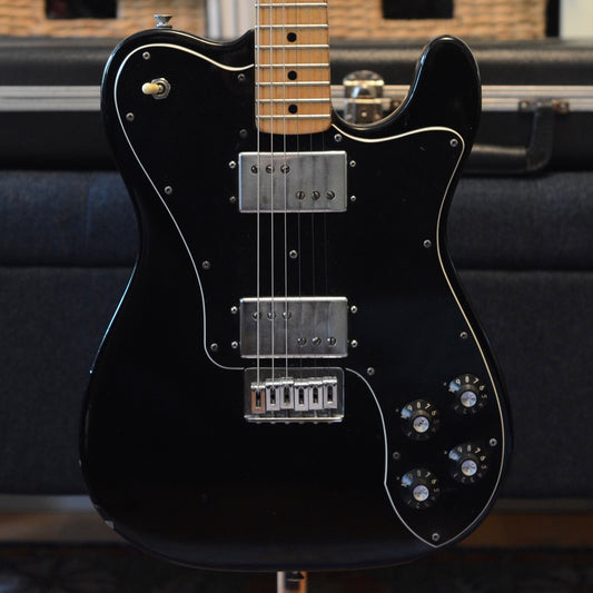 1975 Fender Telecaster Deluxe Black with Wide Range Humbuckers