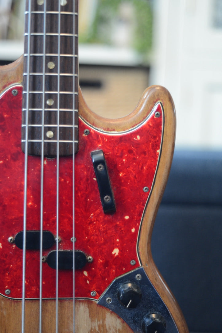 1966 Fender Mustang Bass Natural Refinish