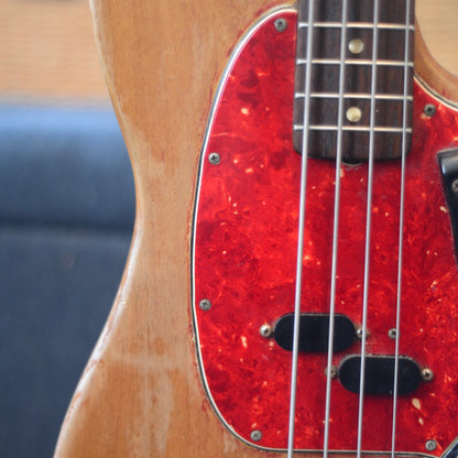 1966 Fender Mustang Bass Natural Refinish