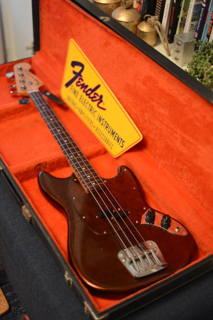 1967 Fender Mustang Bass Copper Swirl Refin