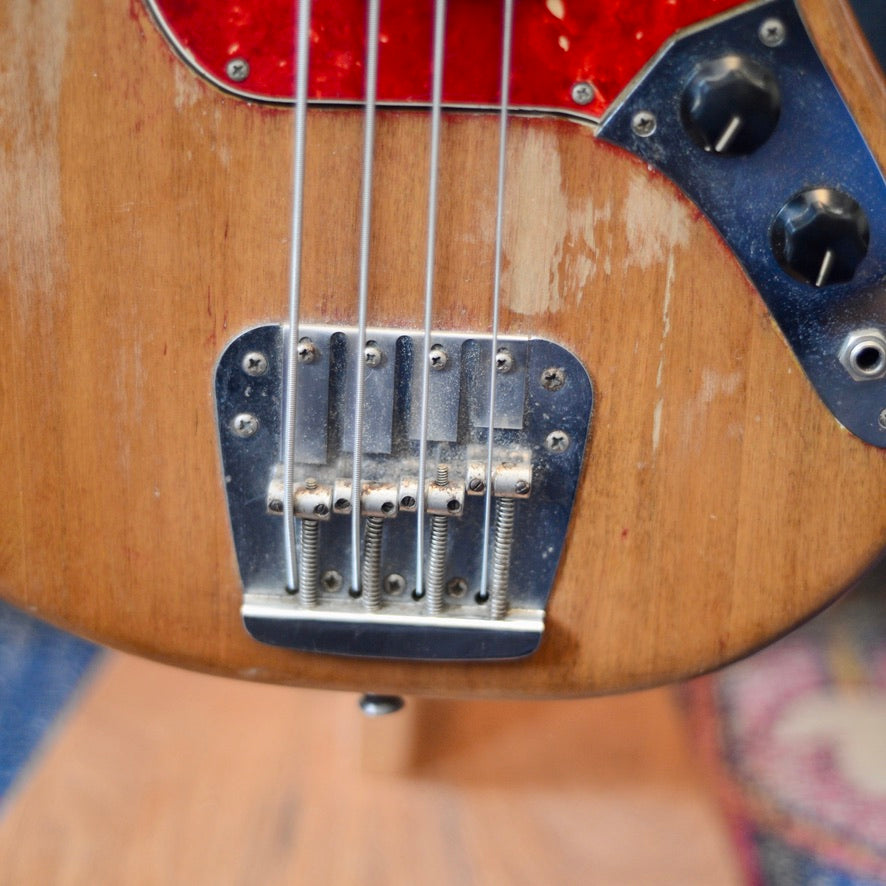 1966 Fender Mustang Bass Natural Refinish