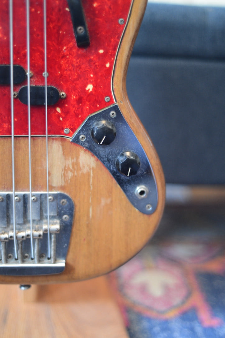 1966 Fender Mustang Bass Natural Refinish