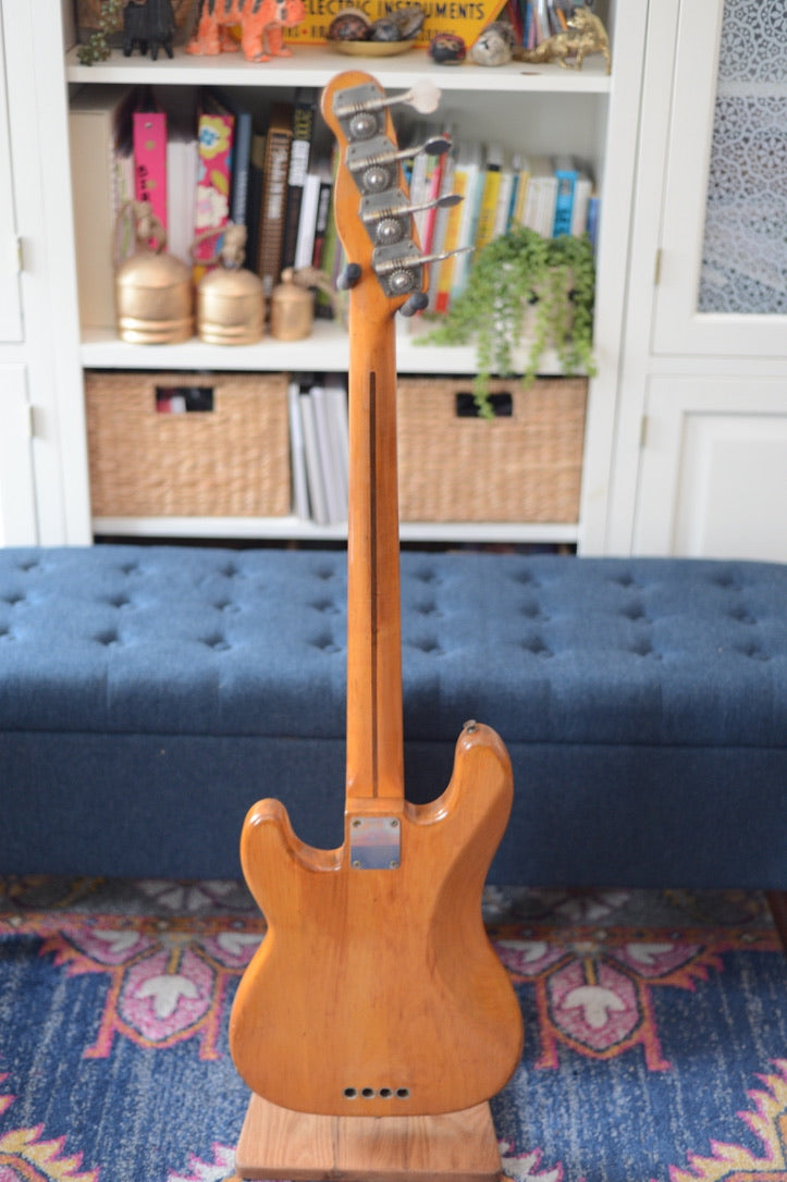 Back of 1957 Fender Precision Bass