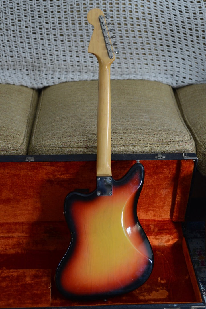 Back of pre-cbs jaguar sitting in case