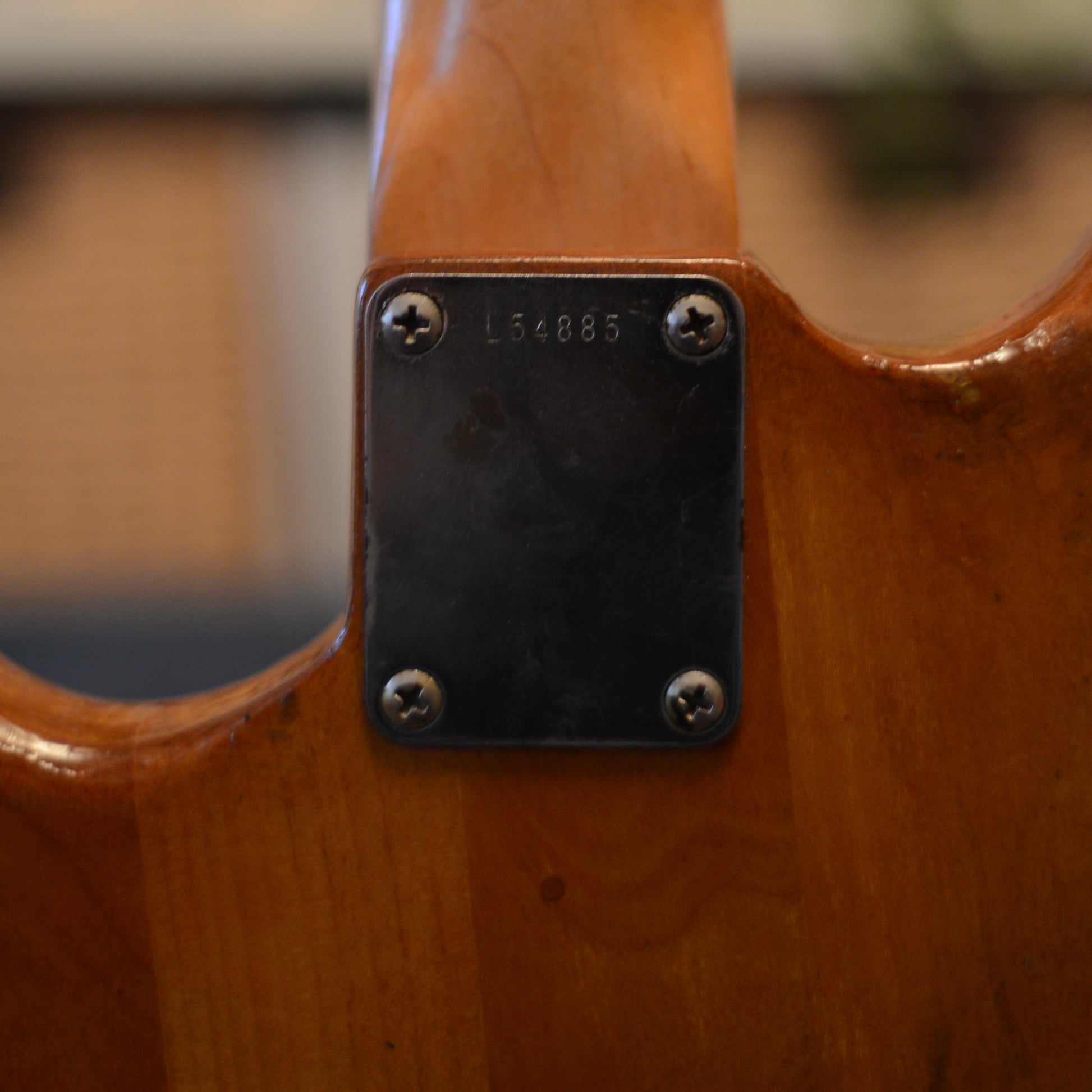 1965 Fender Mustang L-Series Neck Plate